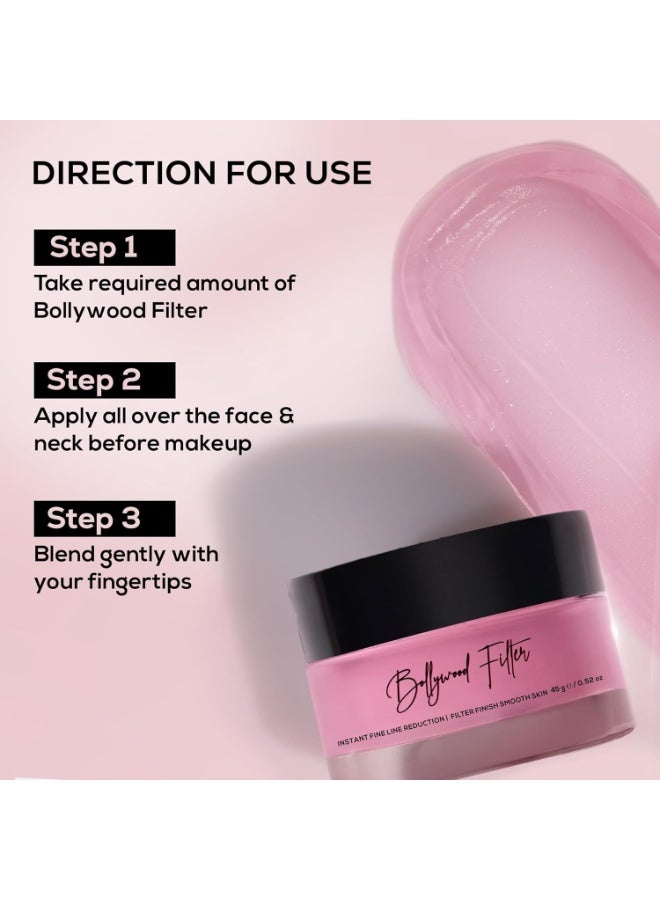 RENEE Bollywood Filter Face Primer 45 gm| for a Flawless & Smooth Skin| Blurs Fine Lines, Wrinkles & Pores Instantly| Hydrating, Lightweight & Non-sticky| Cruelty-free - Image 3